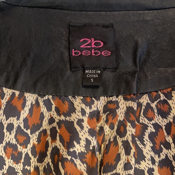 2B Bebe faux leather Jacket - Picture 6 of 7